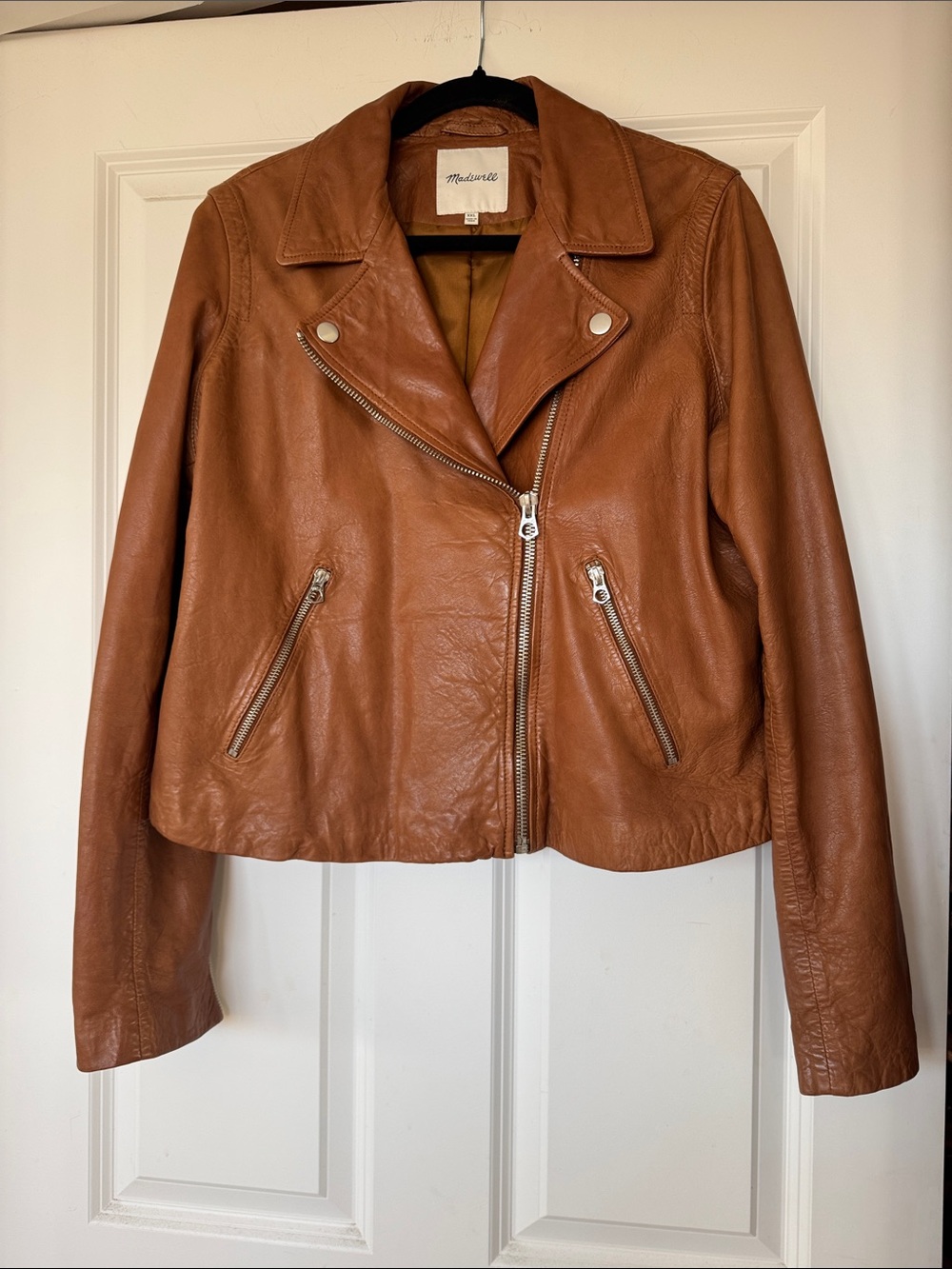 Madewell Washed Leather Motorcycle Jacket